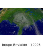 #10028 Picture Of Tropical Depression Dennis Over Alabama