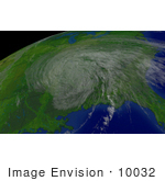#10032 Picture Of Tropical Depression Dennis