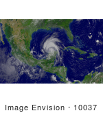 #10037 Picture Of Hurricane Emily In The Gulf Of Mexico