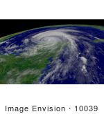 #10039 Picture Of Hurricane Emily Nearing The Gulf Of Mexico