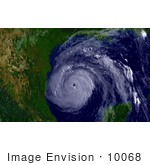 #10068 Picture Of Hurricane Emily In The Gulf Of Mexico