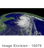 #10079 Picture Of Hurricane Dennis Nearing The Gulf Of Mexico