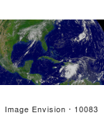 #10083 Picture Of Tropical Depression Cindy And Tropical Storm Dennis