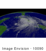 #10090 Picture Of Hurricane Dennis