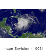 #10091 Picture Of Hurricane Dennis