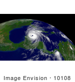 #10108 Picture Of Hurricane Wilma Near Cozumel