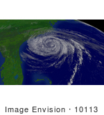 #10113 Picture Of Hurricane Ophelia Charleston South Carolina