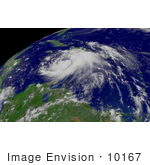 #10167 Picture Of Tropical Storm Dennis
