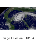 #10184 Picture Of Hurricane Wilma Near Key West