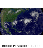 #10195 Picture Of Tropical Storm Ophelia Hurricanes Nate And Maria