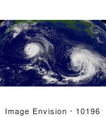 #10196 Picture Of Storms Maria Nate And Ophelia