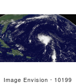 #10199 Picture Of Tropical Storm Irene