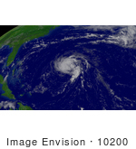 #10200 Picture Of Tropical Storm Irene By Bermuda