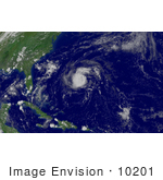 #10201 Picture Of Tropical Storm Irene