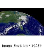 #10234 Picture Of Hurricane Charley