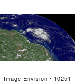 #10251 Picture Of Tropical Depression Five