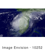 #10252 Picture Of Hurricane Charley