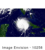 #10258 Picture Of Hurricane Charley