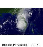 #10262 Picture Of Hurricane Charley