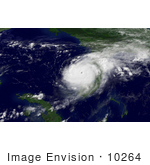 #10264 Picture Of Hurricane Charley