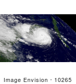 #10265 Picture Of Hurricane Charley