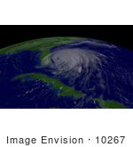 #10267 Picture Of Hurricane Frances