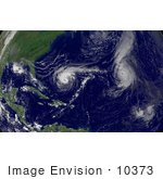 #10373 Picture Of Hurricanes Jeanne And Karl Tropical Storm Lisa
