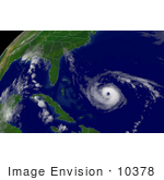 #10378 Picture Of Hurricane Jeanne And Tropical Storm Ivan