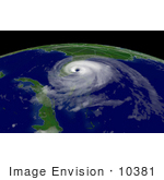 #10381 Picture Of Hurricane Jeanne Over Florida