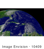 #10409 Picture Of Tropical Depression Frances