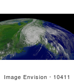 #10411 Picture Of Tropical Depression Frances