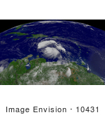 #10431 Picture Of Tropical Storm Charley