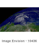 #10436 Picture Of Tropical Storm Charley