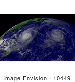 #10449 Picture Of Tropical Storm Parma And Typhoon Ketsana