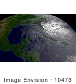 #10473 Picture Of Tropical Storm Claudette