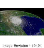 #10491 Picture Of Tropical Storm Erika