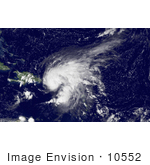 #10552 Picture Of Tropical Storm Jeanne