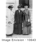 #10643 Picture of Jane Addams, Julia Lathrop and Mary McDowell by JVPD