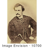 #10700 Picture Of John Wilkes Booth Seated