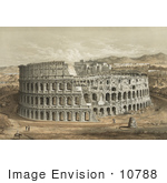 #10788 Picture Of The Roman Coliseum