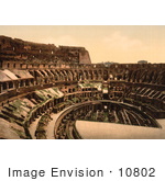 #10802 Picture Of The Roman Coliseum Interior