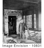 #10831 Picture of Andrew Carnegie in His Cottage by JVPD