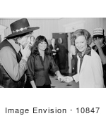 #10847 Picture of Rosalynn Carter, Jesse Colter, and Waylon Jennings by JVPD