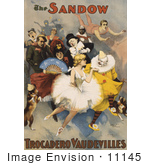 #11145 Picture Of Circus Performers And Dogs