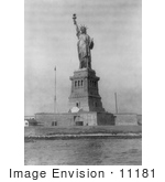 #11181 Picture of the Statue of Liberty, 1908 by JVPD