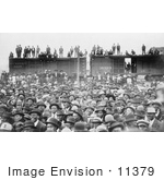 #11379 Picture Of A Crowd Waiting For Booker T Washington