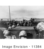 #11384 Picture Of Marines At Iwo Jima 1945