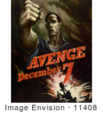 #11408 Picture Of Avenge December 7 Attack On Pearl Harbor
