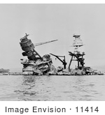 #11414 Picture of Ruins of the USS Arizona by JVPD
