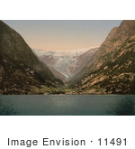 #11491 Picture Of Buerbrae Glacier In Norway
